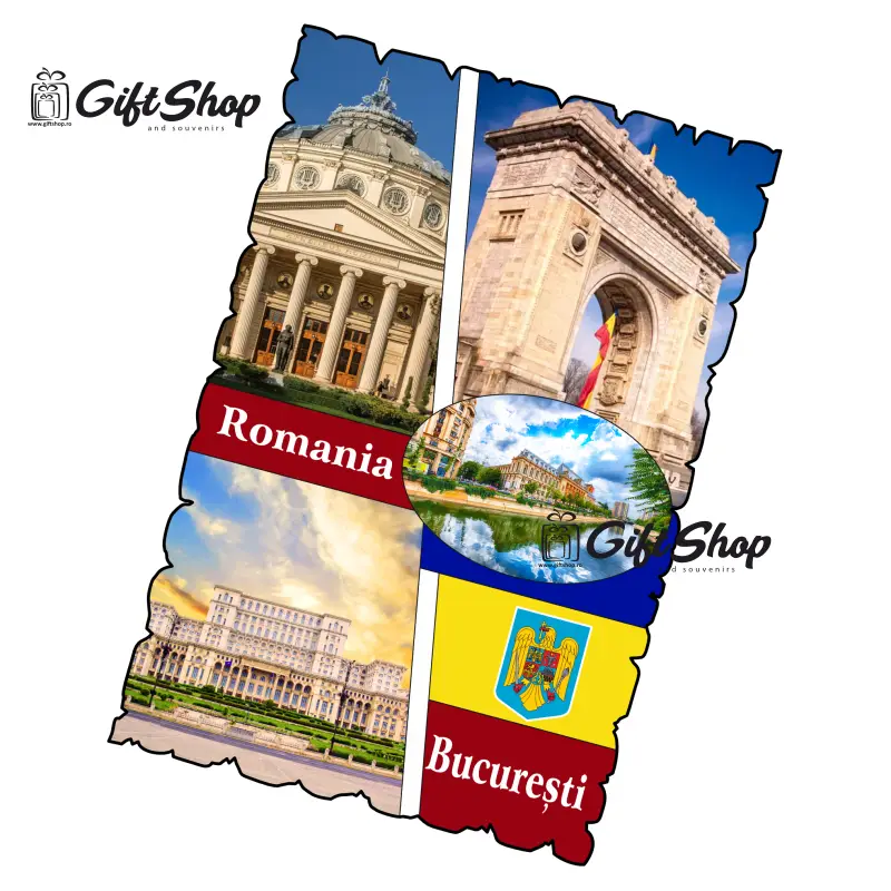 Bucuresti romania, magnet frigider mgs179
